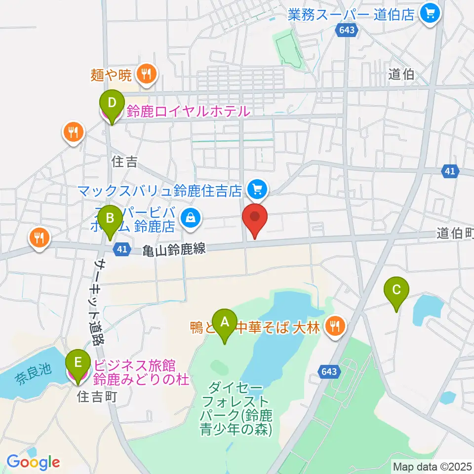 鈴鹿ヴォイスFM周辺のホテル一覧地図