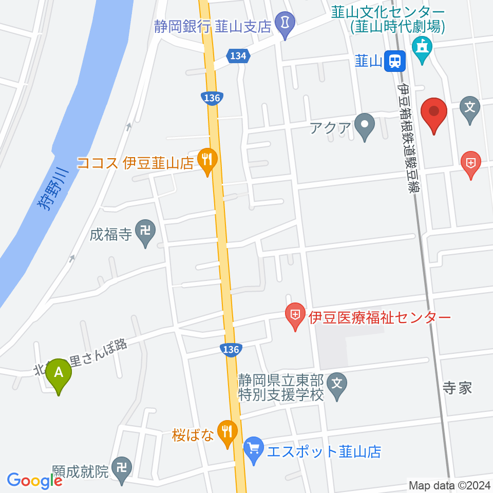 FMいずのくに周辺のホテル一覧地図