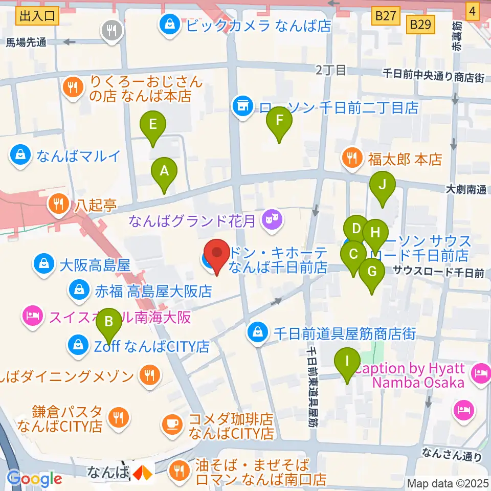 YES-fm周辺のホテル一覧地図