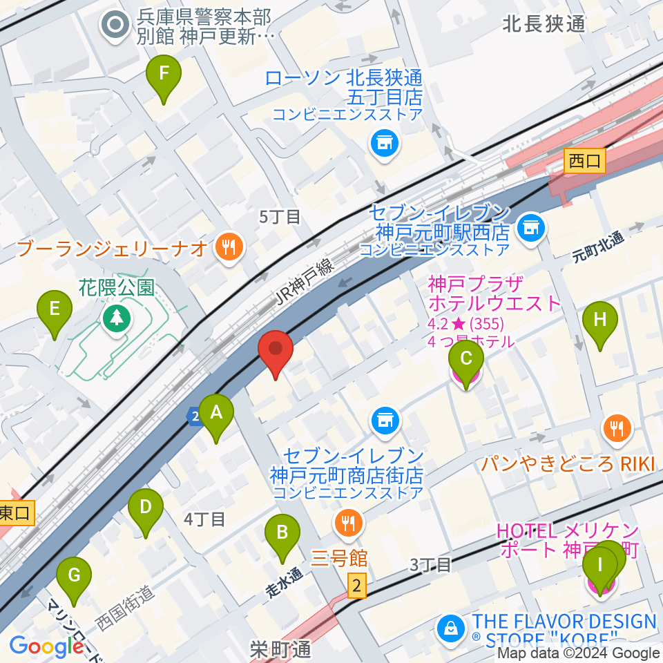 FM MOOV周辺のホテル一覧地図