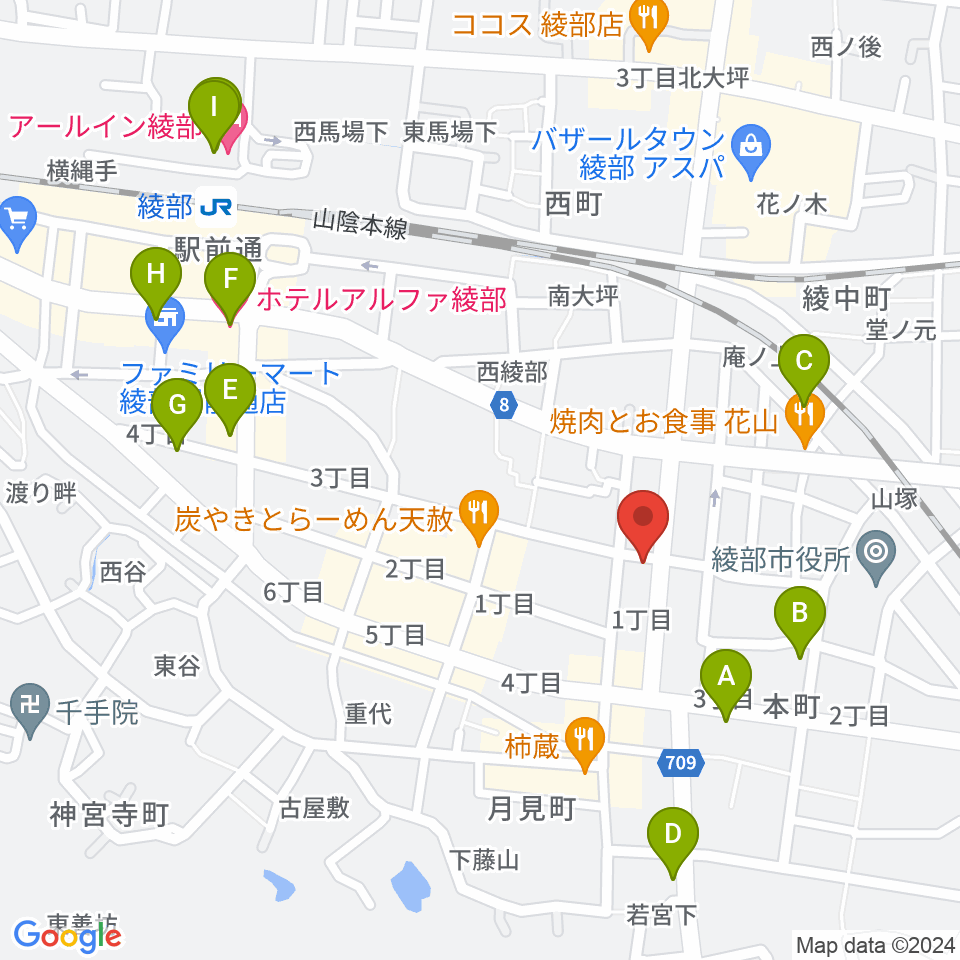 FMいかる周辺のホテル一覧地図