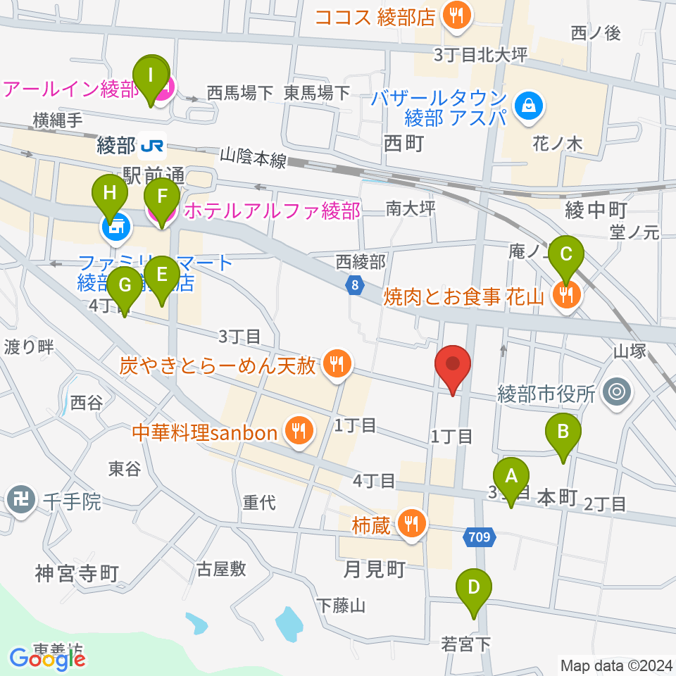 FMいかる周辺のホテル一覧地図