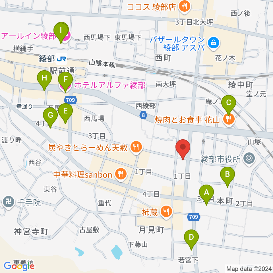 FMいかる周辺のホテル一覧地図