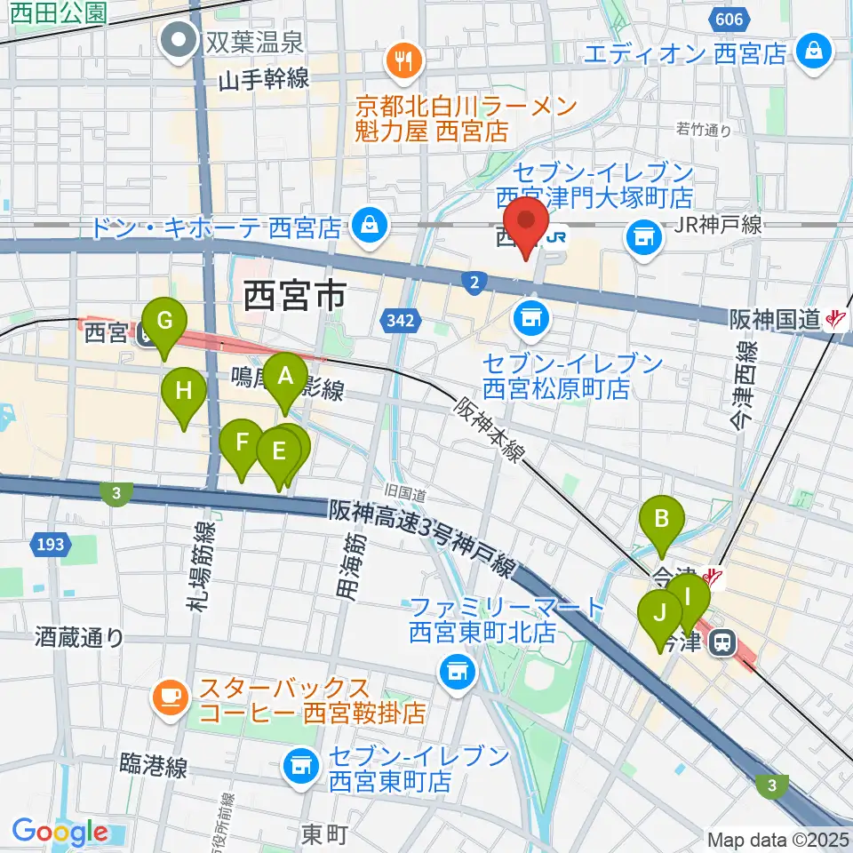 さくらFM周辺のホテル一覧地図