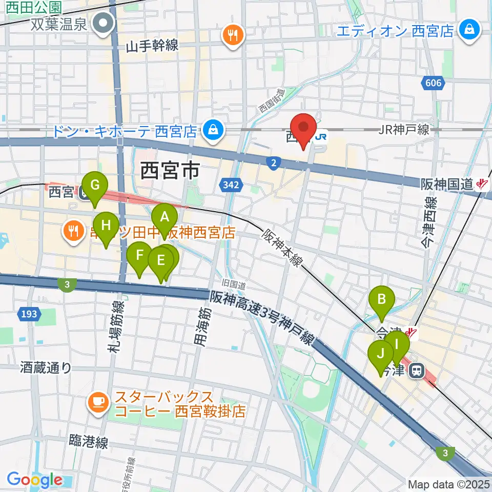 さくらFM周辺のホテル一覧地図