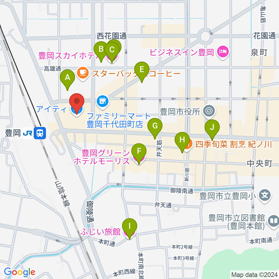 FM JUNGLE周辺のホテル一覧地図