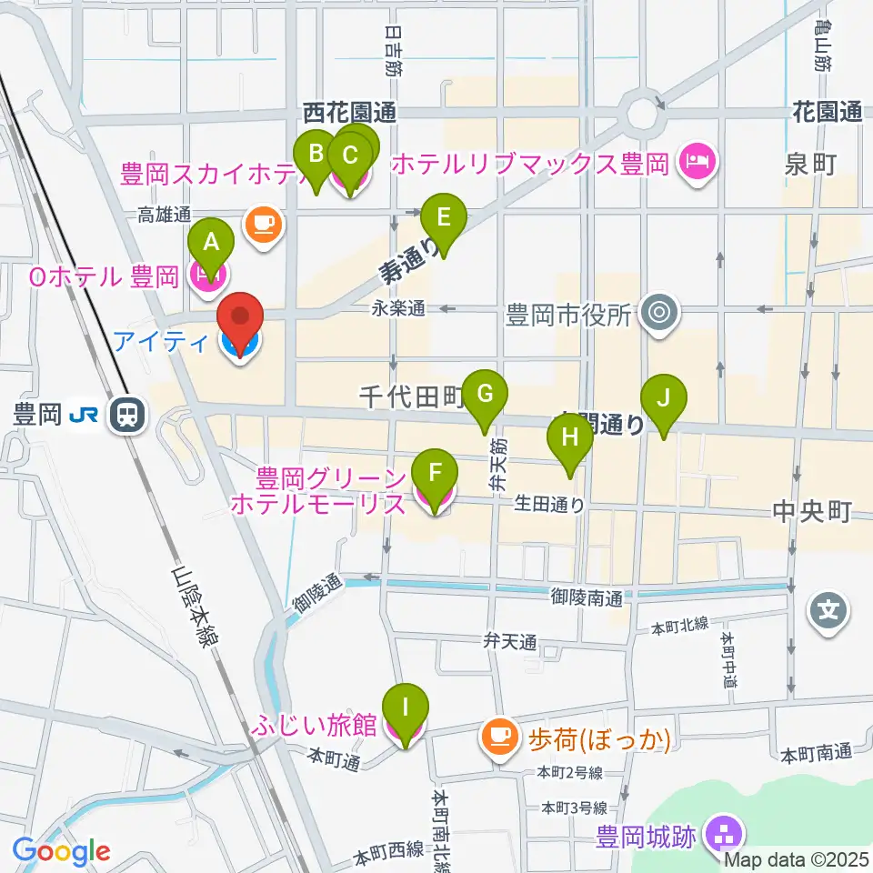 FM JUNGLE周辺のホテル一覧地図