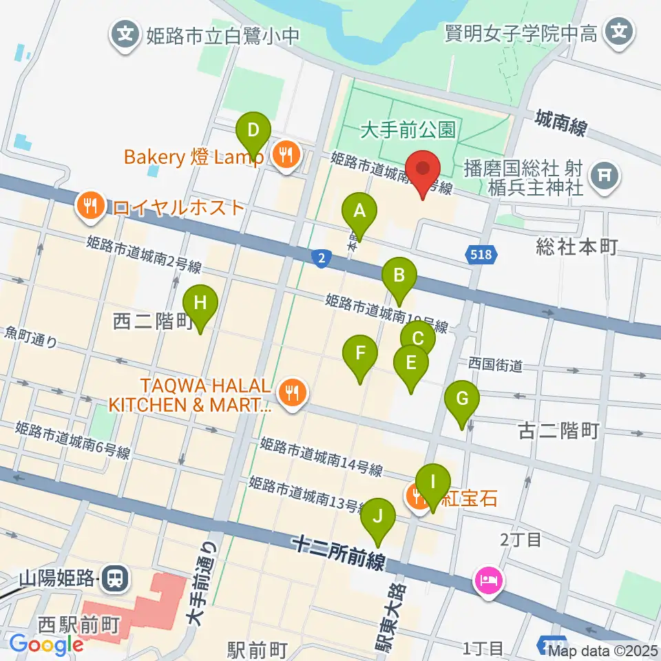 FMゲンキ周辺のホテル一覧地図