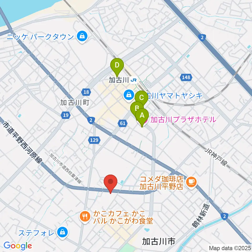 BAN-BANラジオ周辺のホテル一覧地図