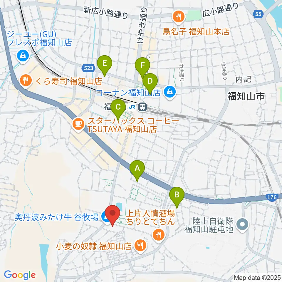 FM丹波周辺のホテル一覧地図