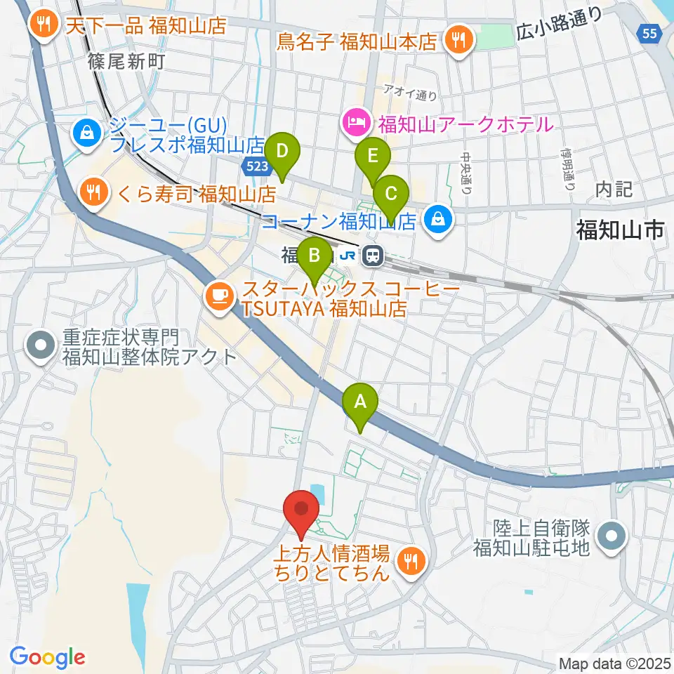 FM丹波周辺のホテル一覧地図
