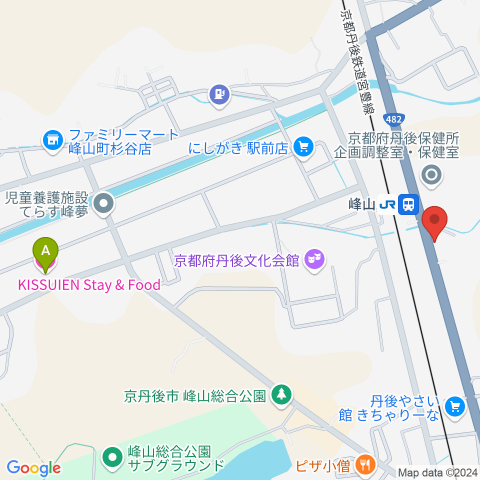 FMたんご周辺のホテル一覧地図