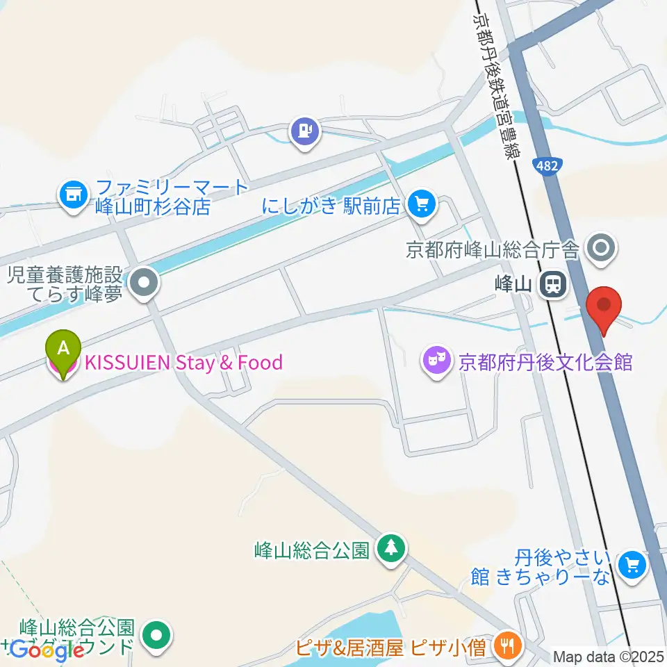 FMたんご周辺のホテル一覧地図