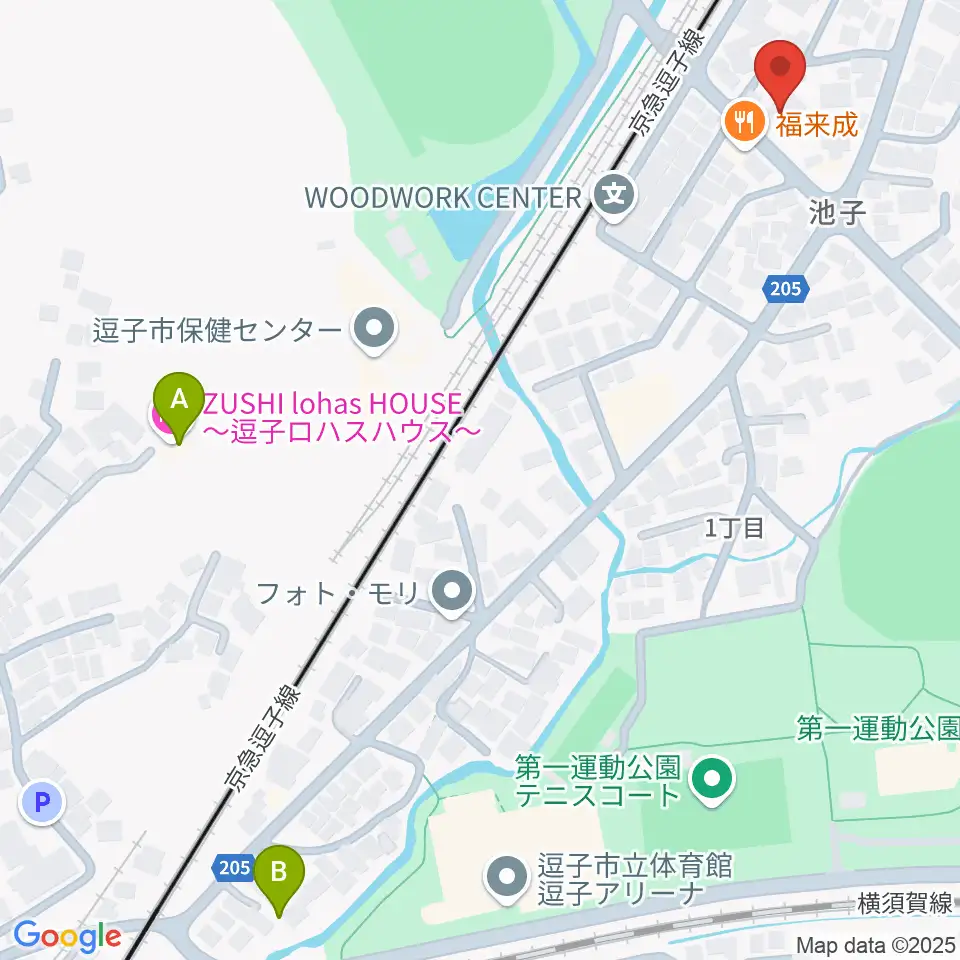 湘南ビーチFM周辺のホテル一覧地図