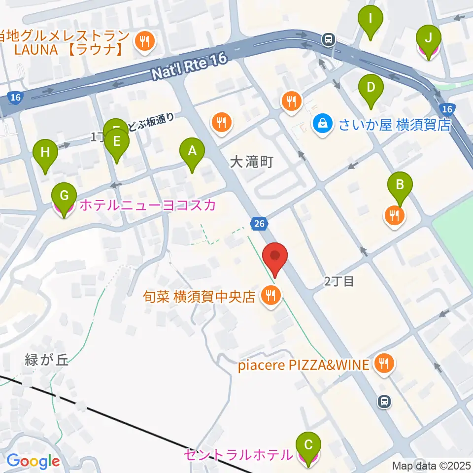 FMブルー湘南周辺のホテル一覧地図