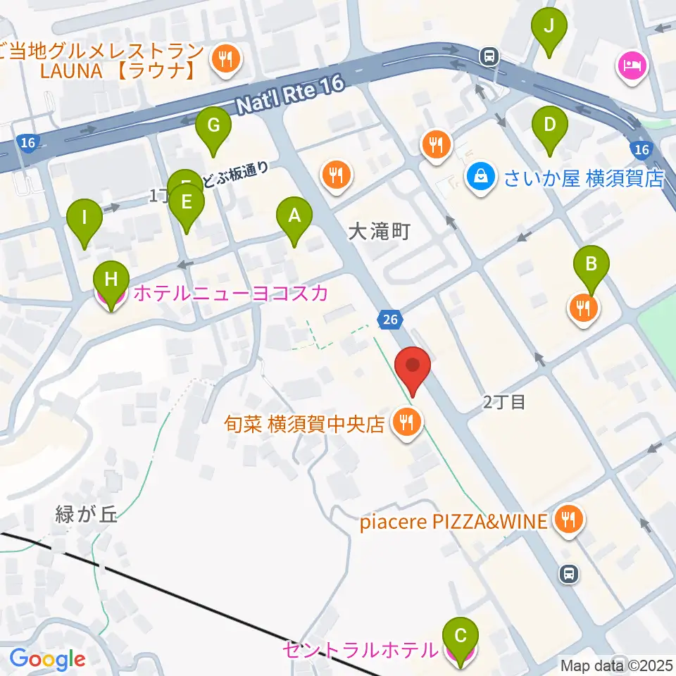 FMブルー湘南周辺のホテル一覧地図