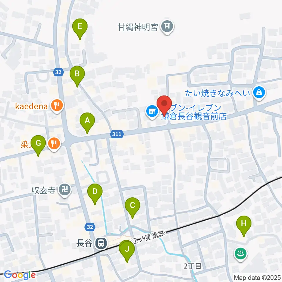 鎌倉エフエム周辺のホテル一覧地図