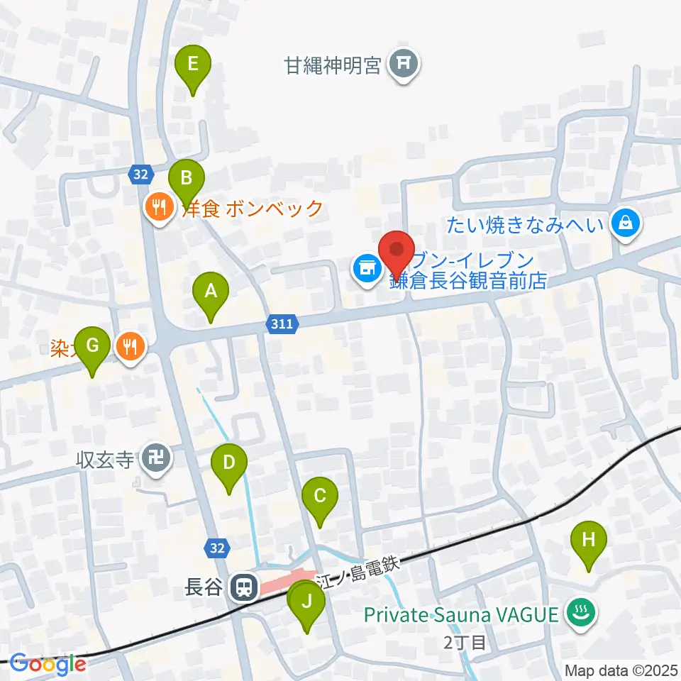 鎌倉エフエム周辺のホテル一覧地図