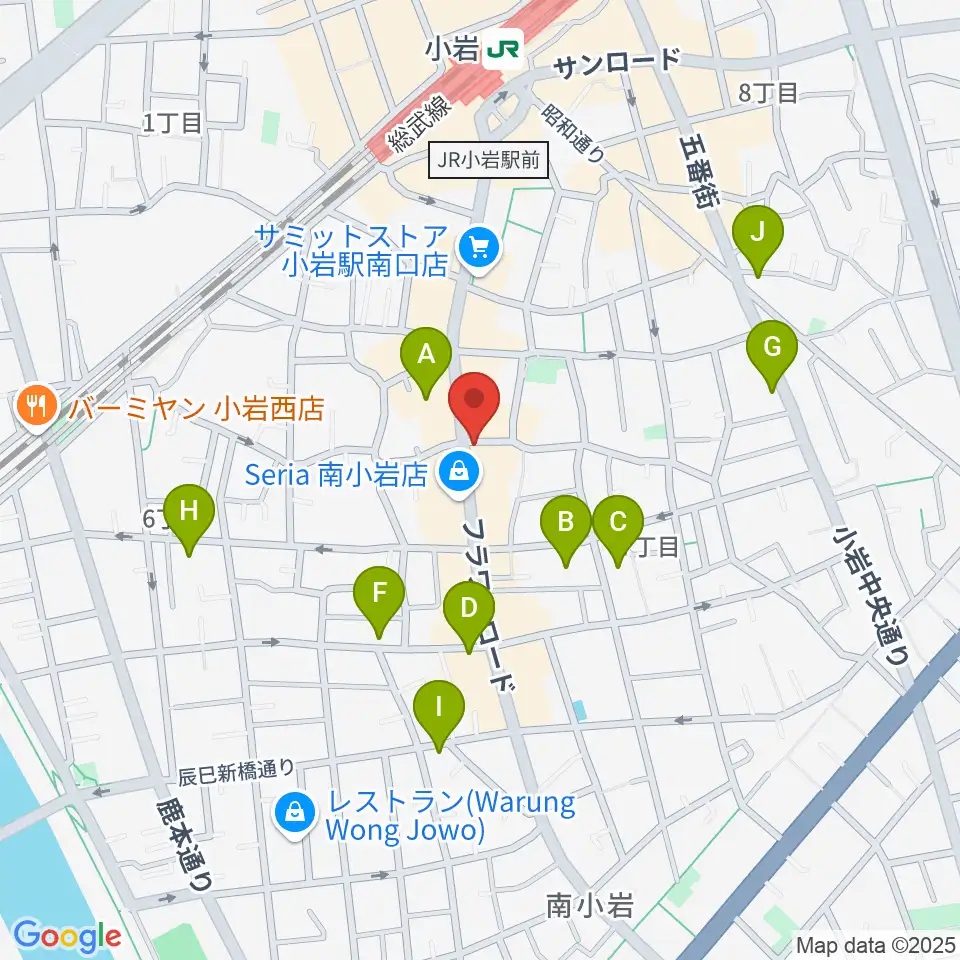 エフエム江戸川周辺のホテル一覧地図