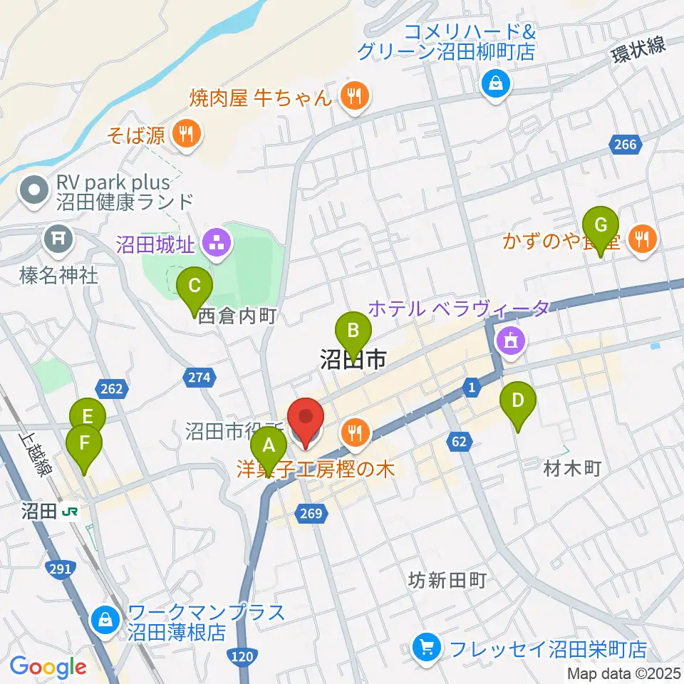 FM OZE周辺のホテル一覧地図