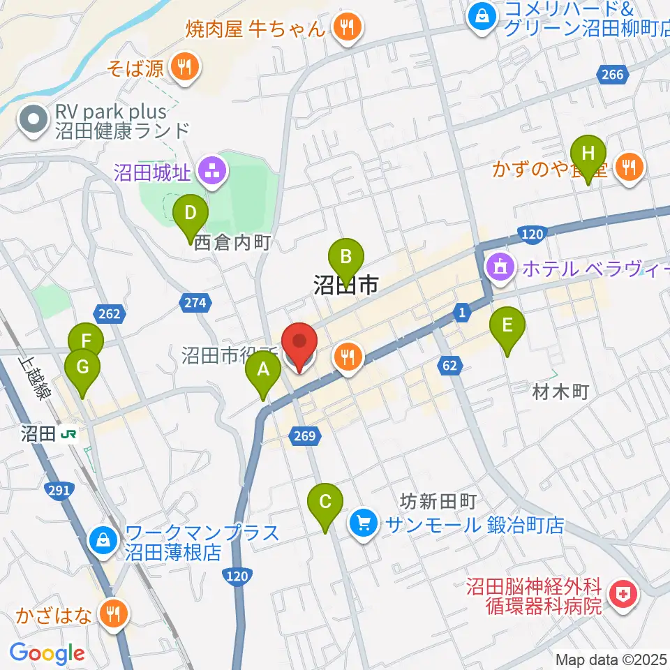 FM OZE周辺のホテル一覧地図