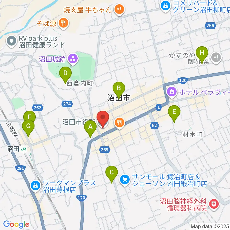 FM OZE周辺のホテル一覧地図
