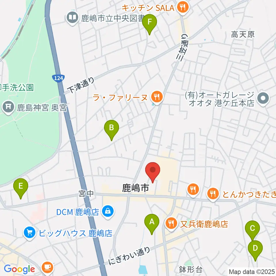 FMかしま周辺のホテル一覧地図