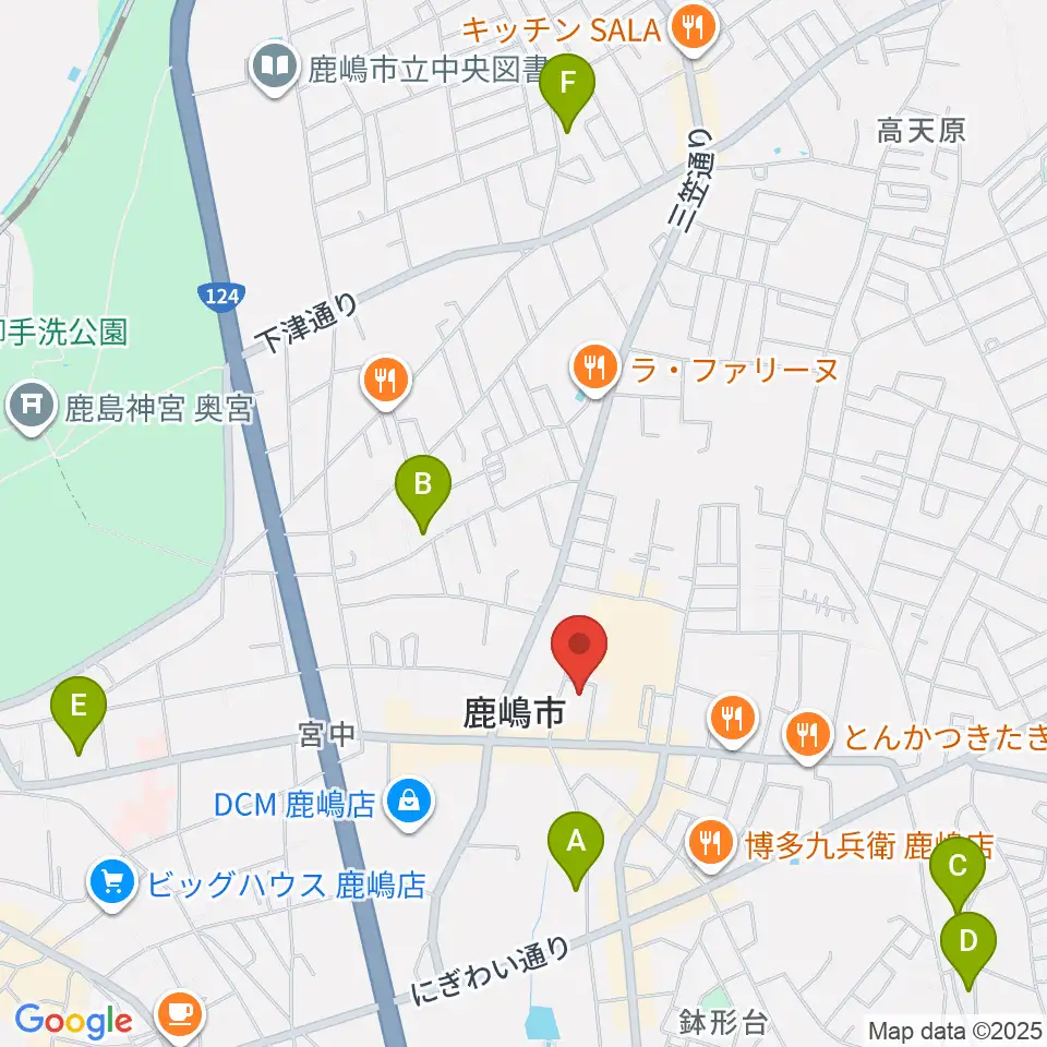 FMかしま周辺のホテル一覧地図