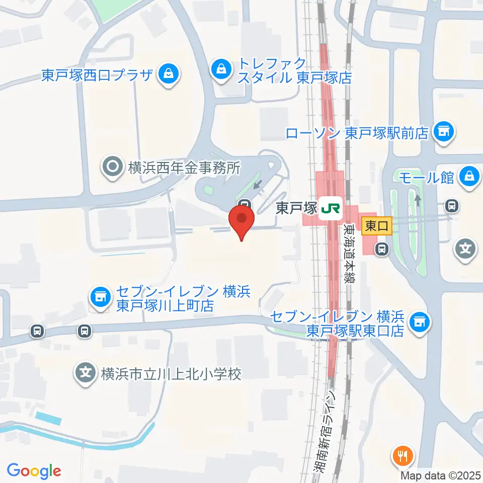 エフエム戸塚周辺のホテル一覧地図