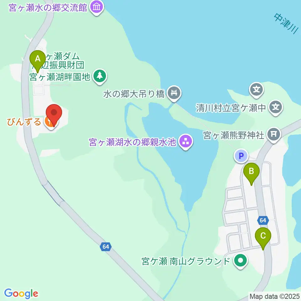 宮ヶ瀬レイクサイドエフエム周辺のホテル一覧地図