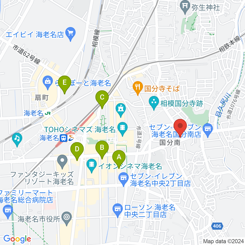 FMカオン周辺のホテル一覧地図