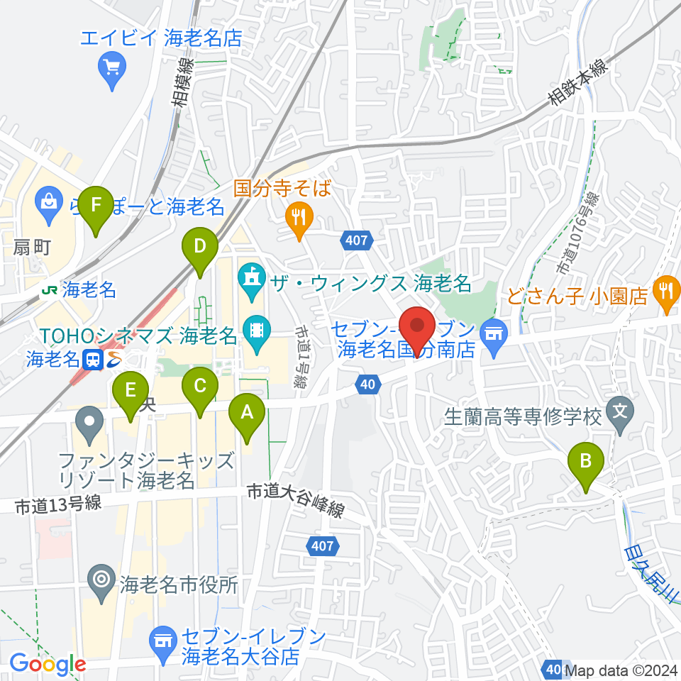 FMカオン周辺のホテル一覧地図