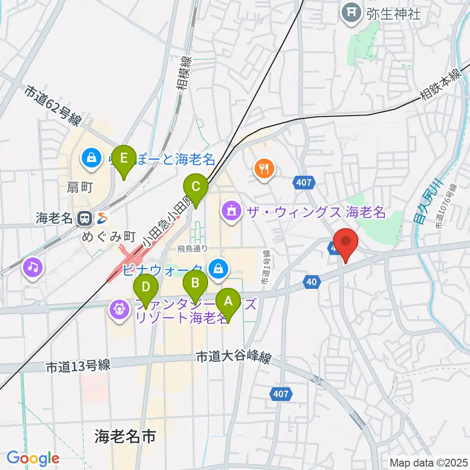 FMカオン周辺のホテル一覧地図