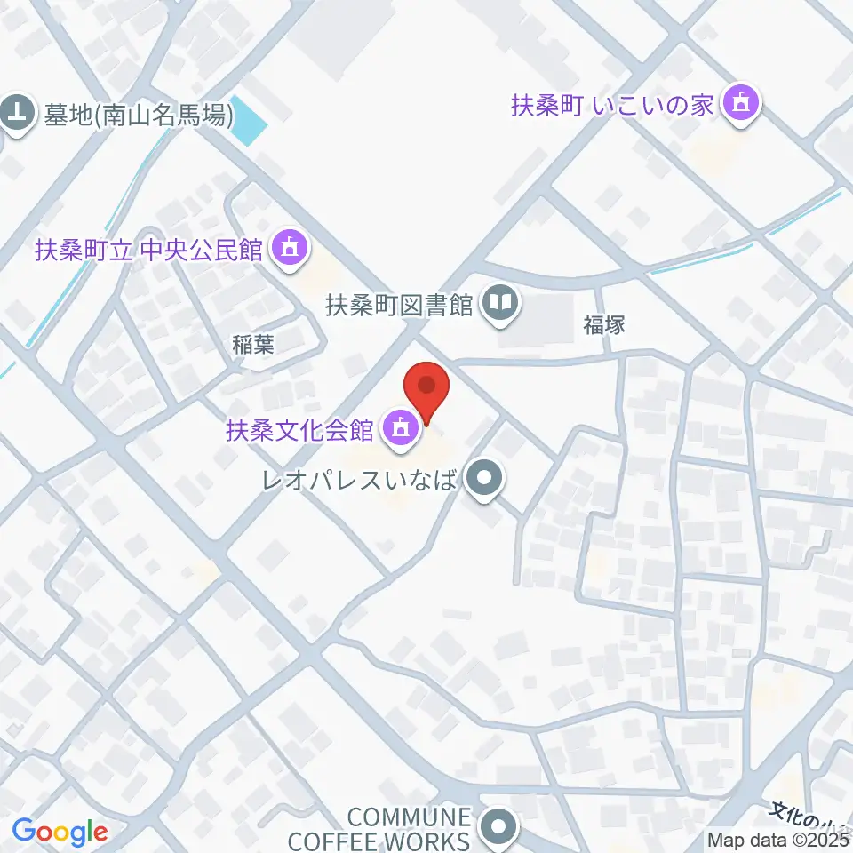 扶桑文化会館周辺のホテル一覧地図