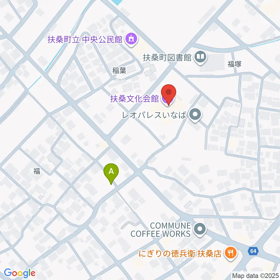 扶桑文化会館リハーサル室・ホール周辺のホテル一覧地図