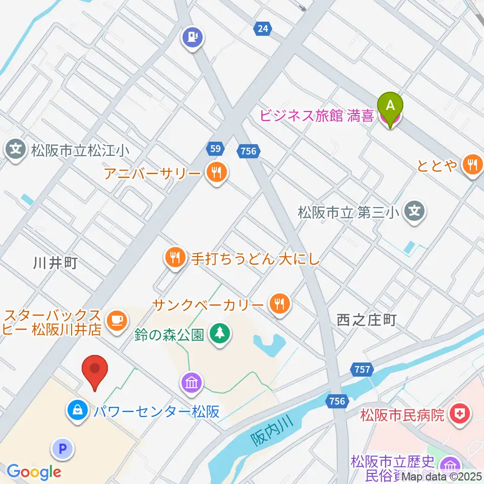 農業屋コミュニティ文化センター周辺のホテル一覧地図