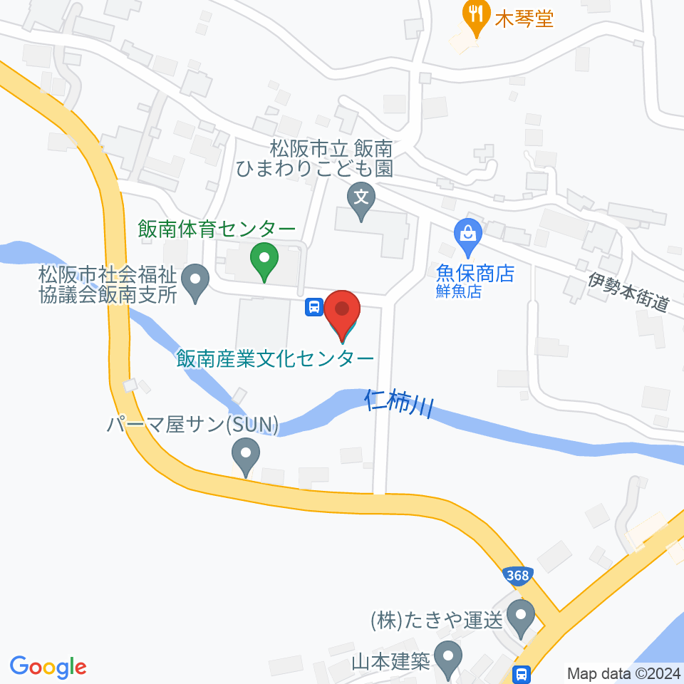 飯南産業文化センター周辺のホテル一覧地図