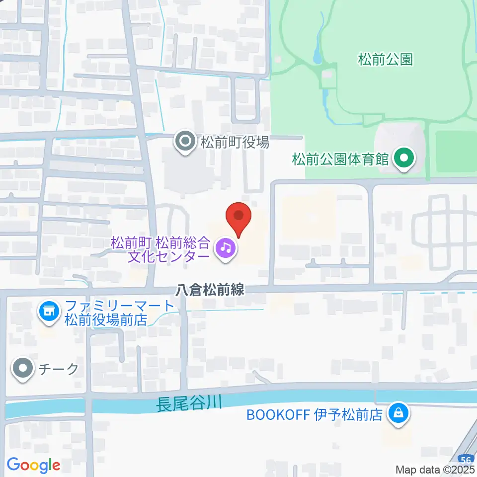 松前総合文化センター周辺のホテル一覧地図