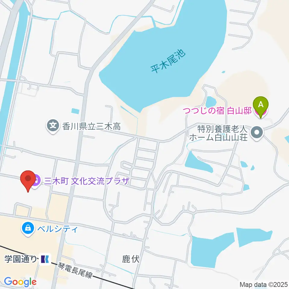 三木町文化交流プラザ周辺のホテル一覧地図