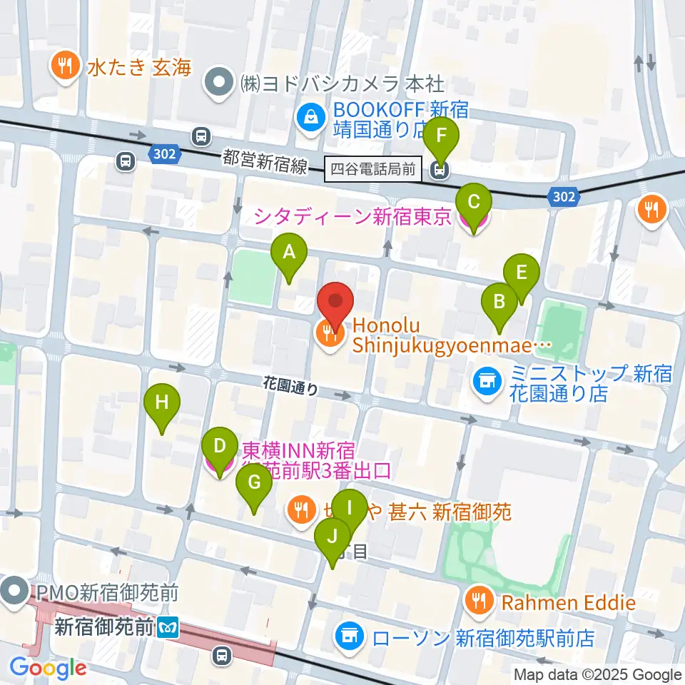 MERRY-GO-ROUND周辺のホテル一覧地図