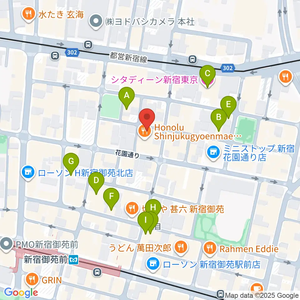 MERRY-GO-ROUND周辺のホテル一覧地図