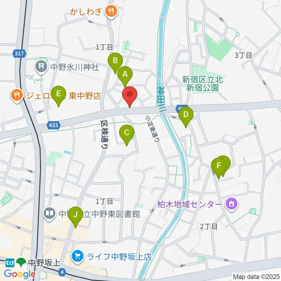 レパートリーシアターKAZE周辺のホテル一覧地図