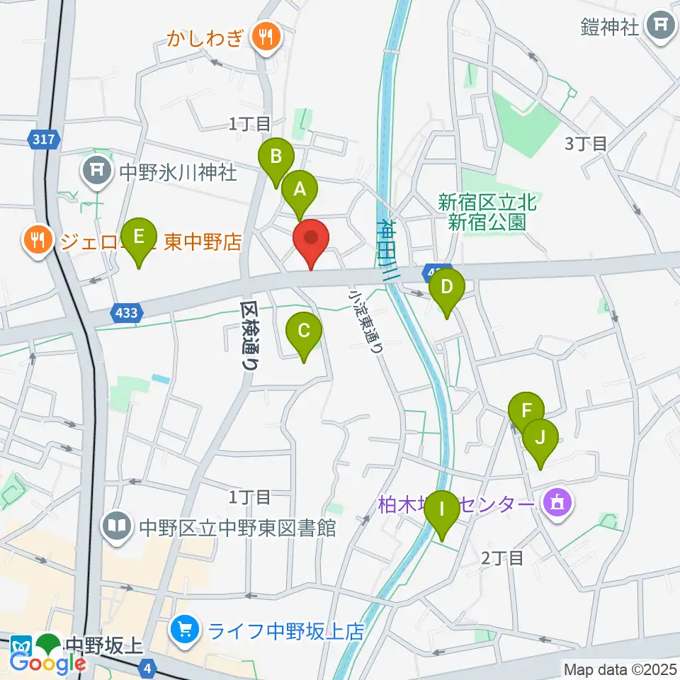 レパートリーシアターKAZE周辺のホテル一覧地図