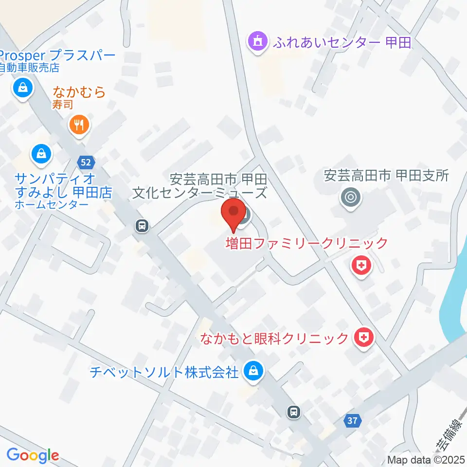 甲田文化センター ミューズ周辺のホテル一覧地図