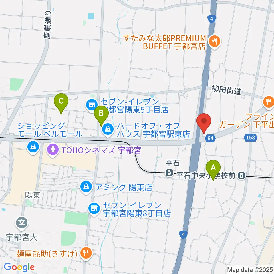 ハードロックハウス・LIP'S SOUND周辺のホテル一覧地図