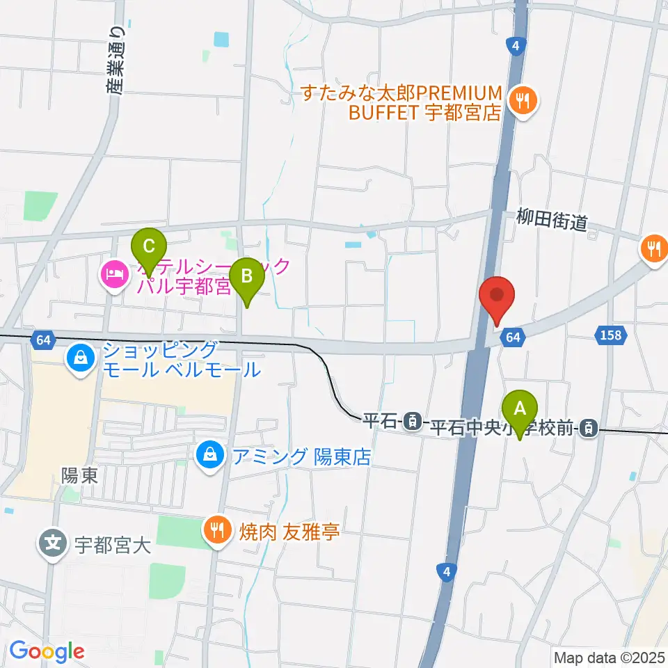 ハードロックハウス・LIP'S SOUND周辺のホテル一覧地図