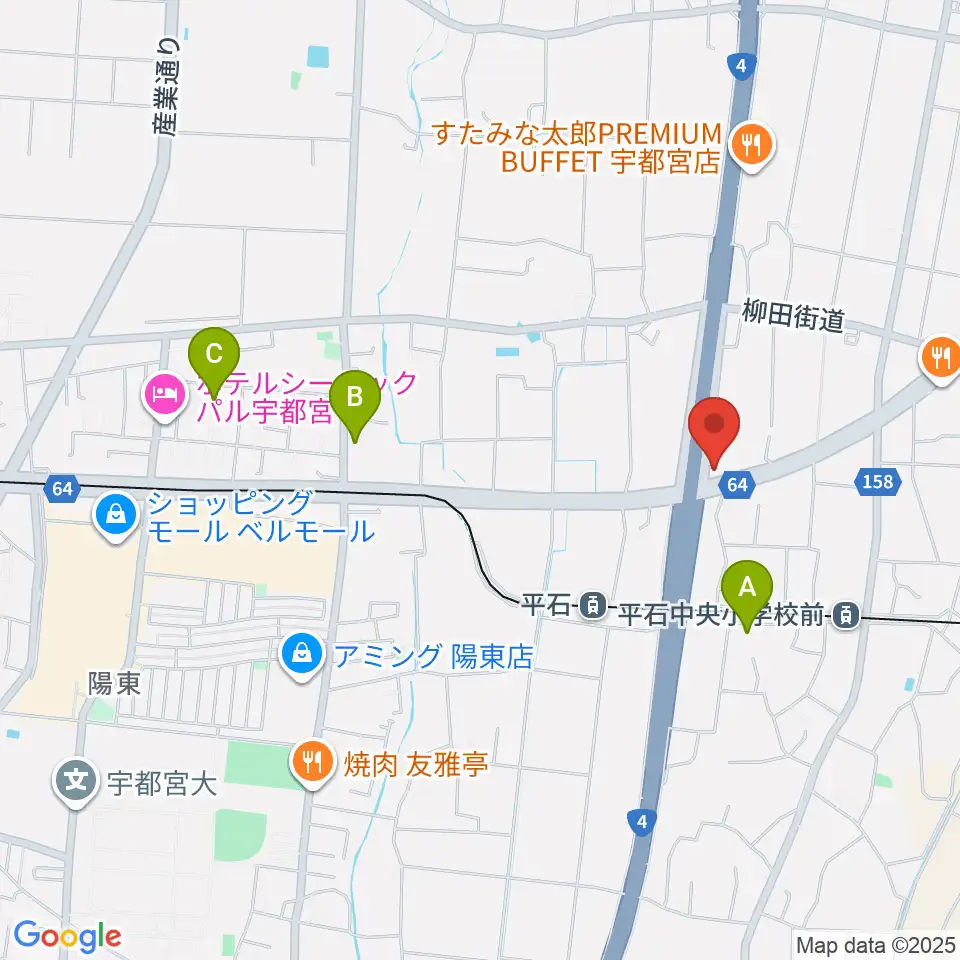 ハードロックハウス・LIP'S SOUND周辺のホテル一覧地図