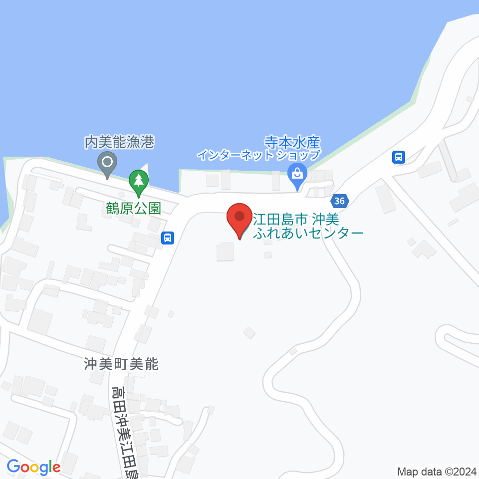 沖美ふれあいセンター周辺のホテル一覧地図