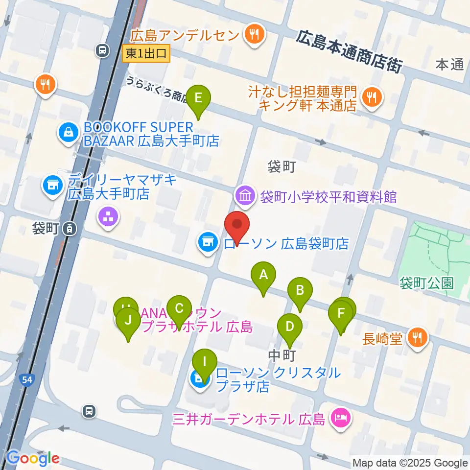 合人社ウェンディひと・まちプラザ周辺のホテル一覧地図