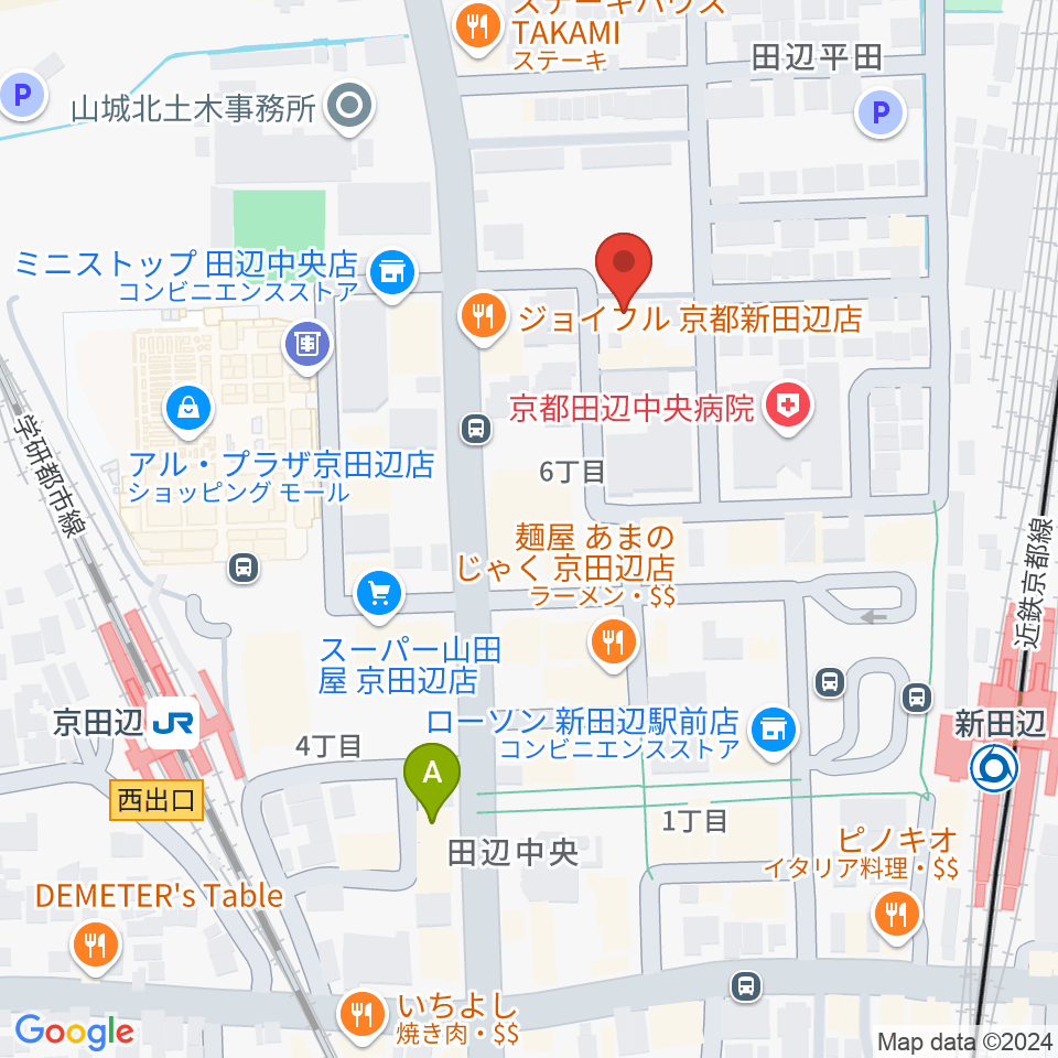 中川ミュージックスクール周辺のホテル一覧地図